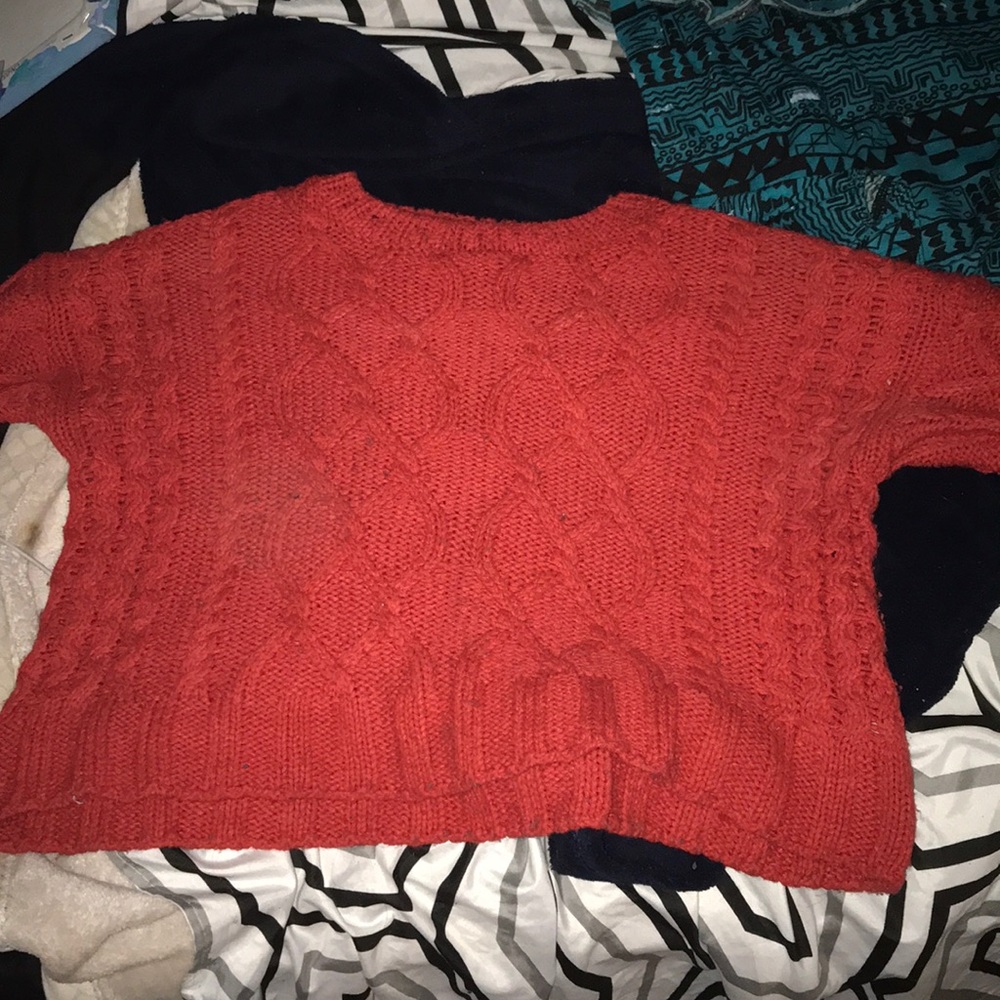 red sweater